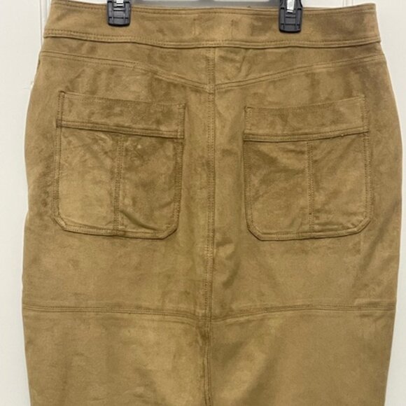 Liz Claiborne Faux Suede Skirt Size 12 - Picture 4 of 12